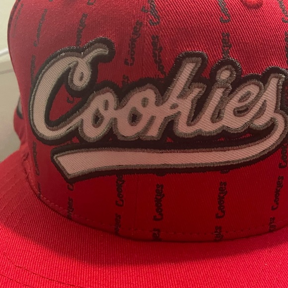 Authentic Cookies Snapback Hat;belk,red,&white. One size fit all NWOT. - Picture 3 of 6